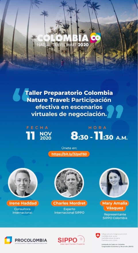 Generating capacities for virtual B2B matchmaking in the framework of the «Colombia Nature Travel Mart»